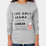 Korean drama T-shirt with English subtitles for Kdrama fans by HSF Marketplace