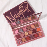 18-color Pomegranate Seeds eyeshadow palette with shimmer and matte shades, waterproof makeup by HSF Marketplace