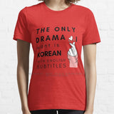 Korean drama T-shirt with English subtitles for K-drama fans, HSF Marketplace K-culture merch