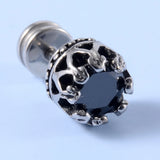 Surgical steel punk gothic earrings for men and women by HSF Marketplace