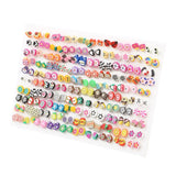 Heart and star small stud earrings set by HSF Marketplace for women and girls