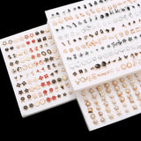 Heart and star small stud earrings set for women and girls by HSF Marketplace
