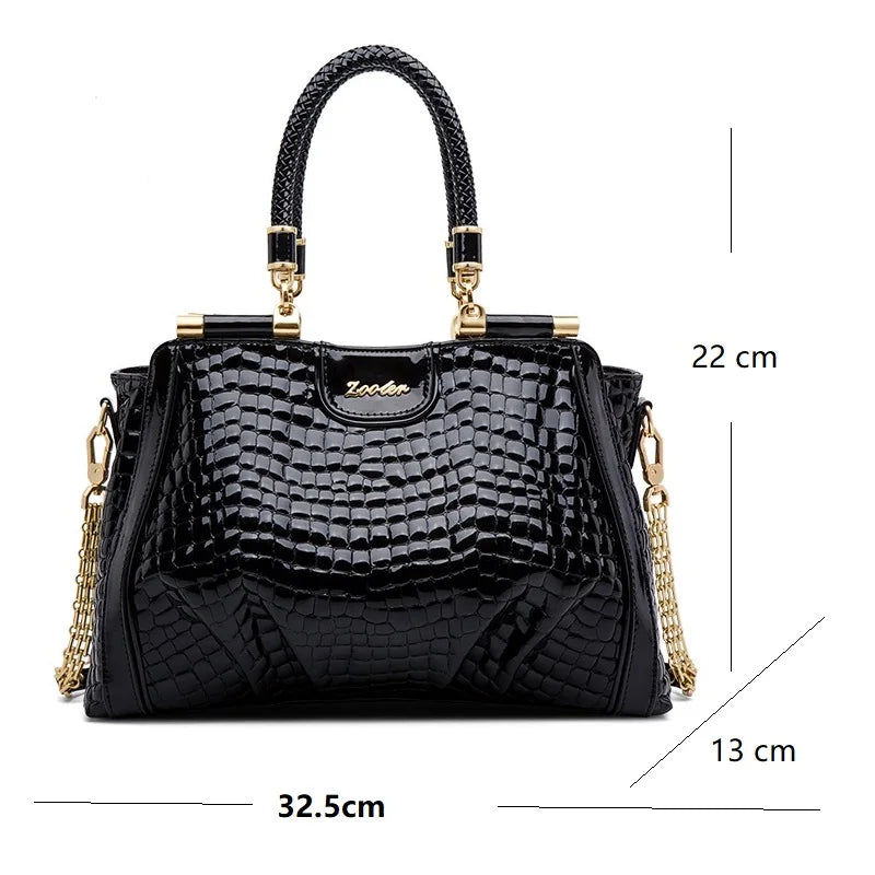 Handmade cow leather handbag from ZOOLER with soft genuine leather, stylish women’s purse with full cow skin texture.