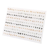 HSF Marketplace heart and star small stud earrings set for women and girls, jewelry on a white background