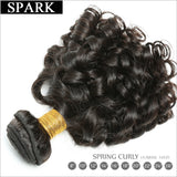 Ombre Brazilian human hair bundles with closure for loose curly styles by HSF Marketplace
