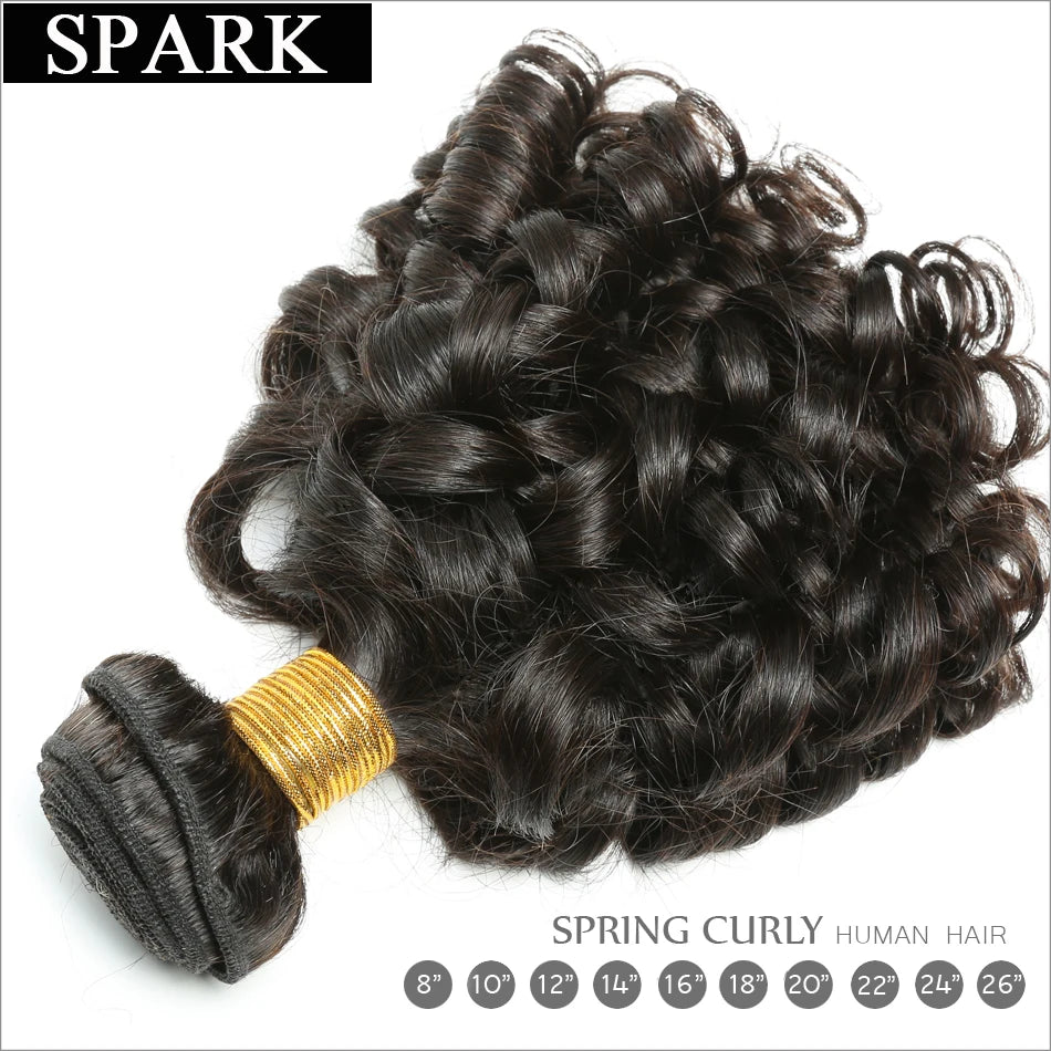 Ombre Brazilian human hair bundles with closure for loose curly styles by HSF Marketplace