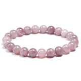 Madagascar Natural Rose Quartz Bead Bracelet Women Girls Fashion Stone Handmade Strength Yoga Healing Energy Jewelry Gift