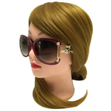 Women's stylish oval frame sunglasses with UV400 protection by HSF Marketplace