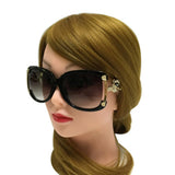Stylish women's oval frame sunglasses by HSF Marketplace with UV400 protection