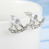Cute cherry blossom flower stud earrings for women by HSF Marketplace