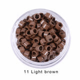 1000Pcs 4.0 mm Hair Extension Microringe Micro Links Rings Beads Links With Screws Thread Aluminium 7 Colors Optional