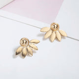 Cherry blossom flower stud earrings for women, delicate pink floral jewelry by HSF Marketplace