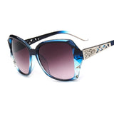 Women's purple square mirrored sunglasses by HSF Marketplace