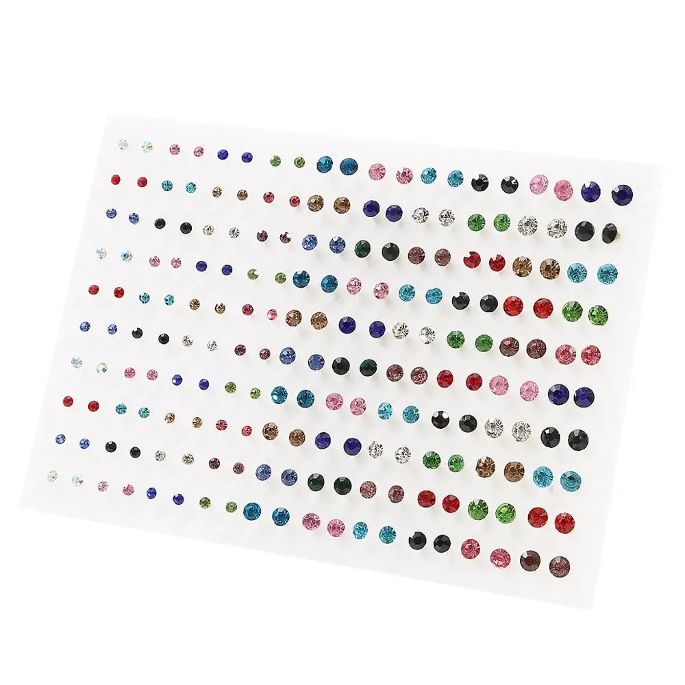 Heart and star small stud earrings set for women and girls, HSF Marketplace jewelry