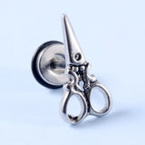 Punk gothic surgical steel earrings by HSF Marketplace for men and women