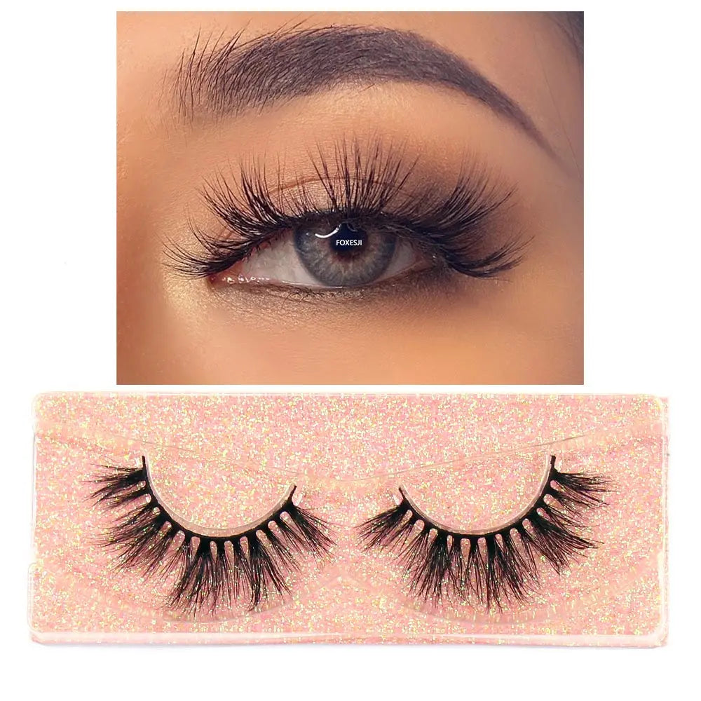 3D mink false eyelashes for fluffy, natural eye looks by HSF Marketplace