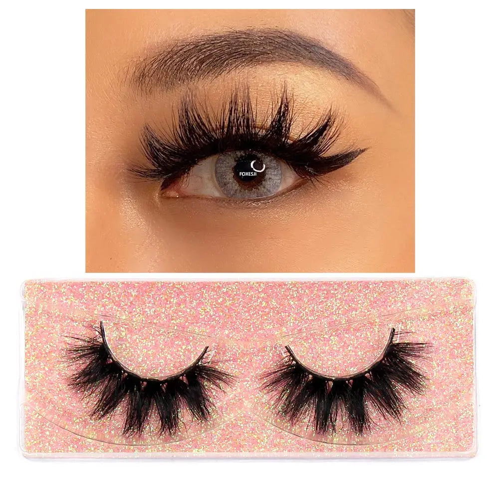 3D mink false eyelashes for fluffy, natural eye looks by HSF Marketplace