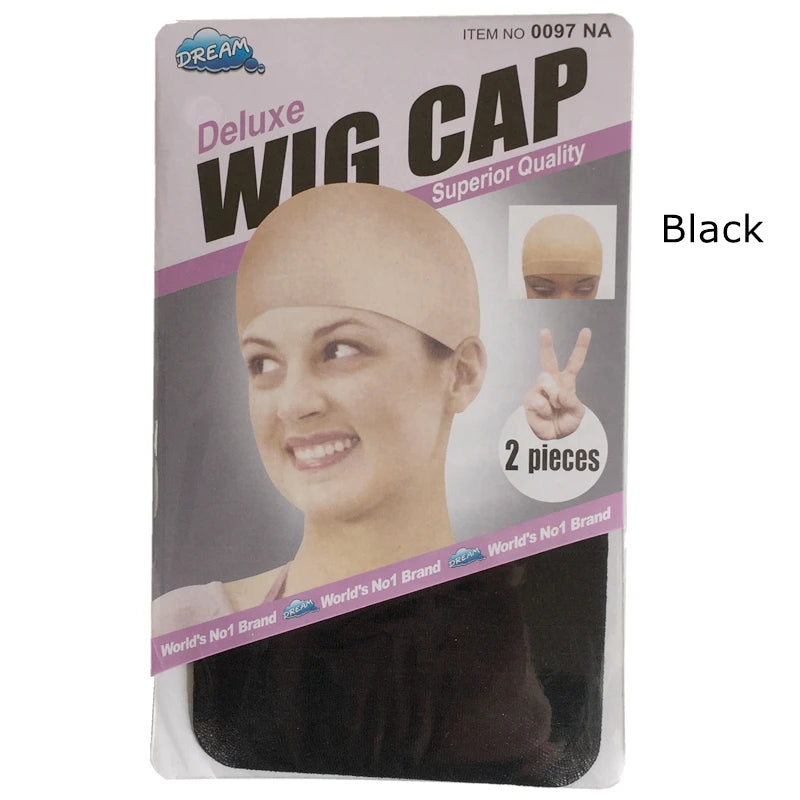 Stretchable brown wig caps, 10-piece set for easy weaving, HSF Marketplace human hair wig accessories