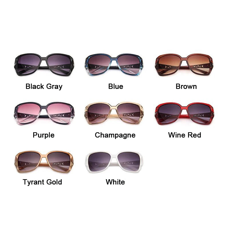 Women's fashion square purple mirrored sunglasses with oversized frames and luxury-style design