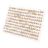 Heart and star small stud earrings set for women and girls by HSF Marketplace