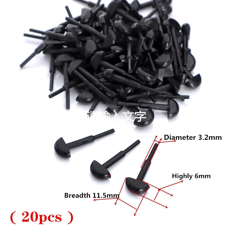 Barber Use 1 Box Scissors Repair Parts Kit 170pcs Replacement Rubber Bumper Silenciador Hair Scissors Accessories PJ-0008