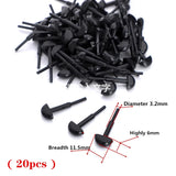 Barber Use 1 Box Scissors Repair Parts Kit 170pcs Replacement Rubber Bumper Silenciador Hair Scissors Accessories PJ-0008