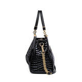 Handmade cow skin leather handbag with soft, genuine leather, featuring a stylish full cow leather design for women.