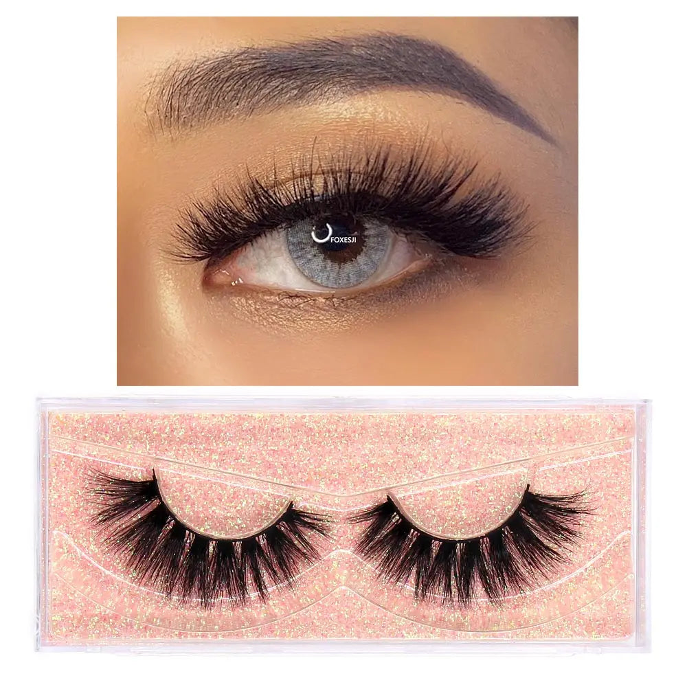 3D mink false eyelashes for fluffy, natural eye looks by HSF Marketplace