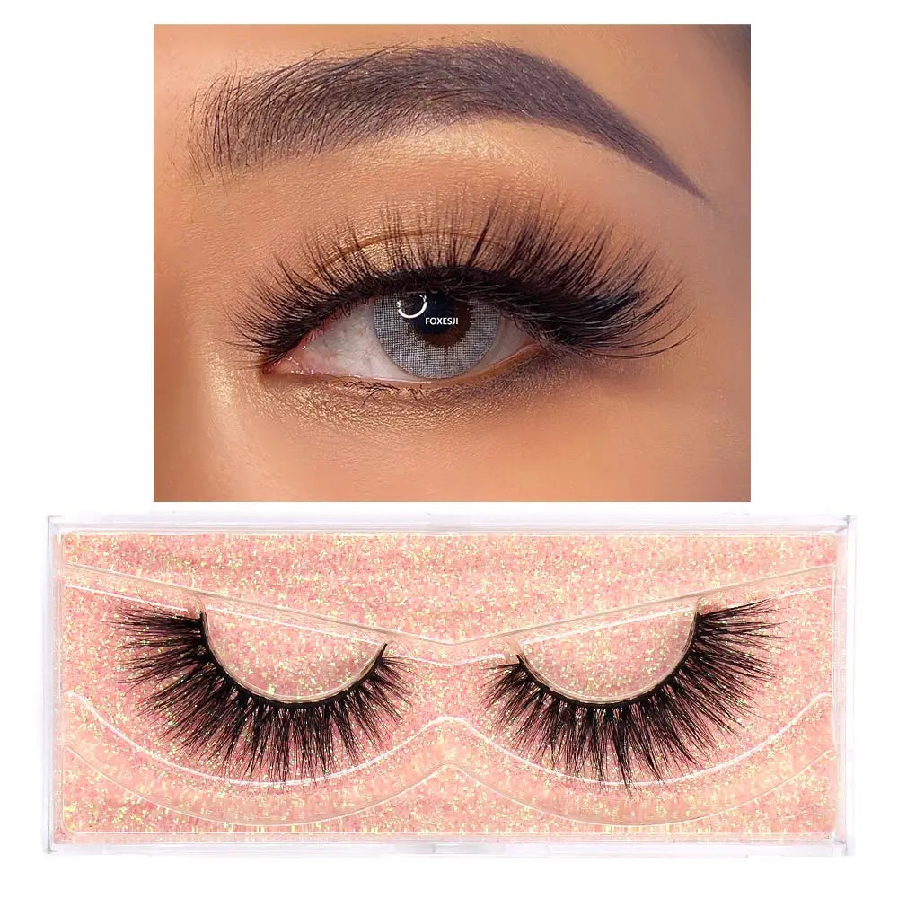 3D mink false eyelashes by HSF Marketplace for fluffy, natural-looking eye makeup