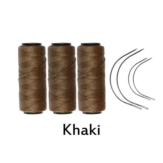 HSF Marketplace hair weaving thread set with C curved needles for wig making
