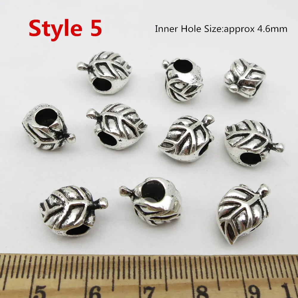 Silver Viking rune hair braid beads for dreadlocks and beards, hair styling accessories