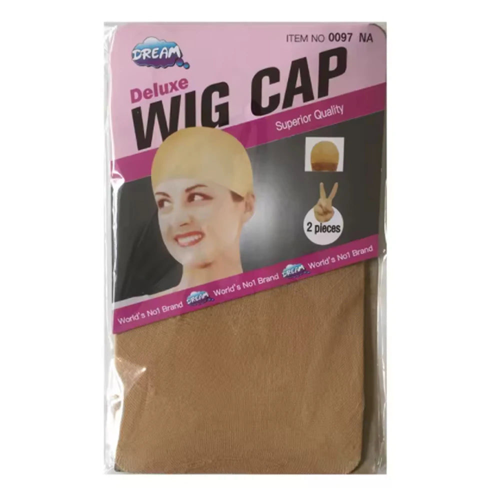 Four-pack HSF Marketplace stocking wig caps for Halloween and cosplay hair styling
