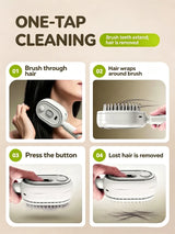 Anti-Tangle, Smoothing, Scalp Massage, Wet & Dry Use Hair Brush Electric Spray Air Cushion Massage Hair Brush