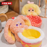Baby Three vinyl plush blind box pen holder and three-tier storage basket collectible figure ornament