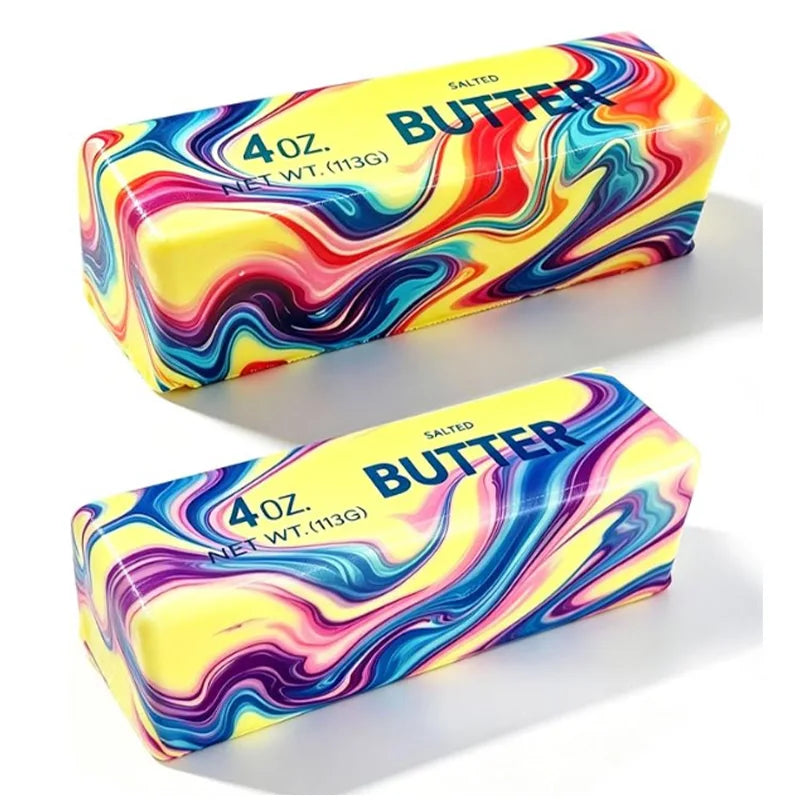 2026 Super Popular Colorful Slow Rising Butter Squishy Squeeze Toys Pack Sensory Stress Relief Soft & Stretchy Toy for