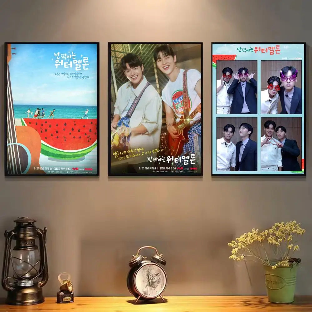 Twinkling Watermelon Korean TV show poster for home decor, HSF Marketplace K-culture merch