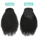Afro Kinky Curly Drawstring Ponytail Human Hair 4B-4C Curly Drawstring Ponytail Extension Brazilian Virgin Hair For Black Women