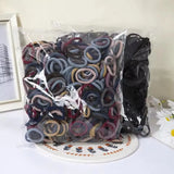 Colorful Ealstic Hair Ties for Girls Ponytail Hold Scrunchie Rubber Band women Fashion Hair Accessories elastic hair bands