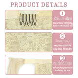 Straight Brazilian Remy human hair wrap-around clip-in ponytail extensions, 200 grams, 18–28 inches