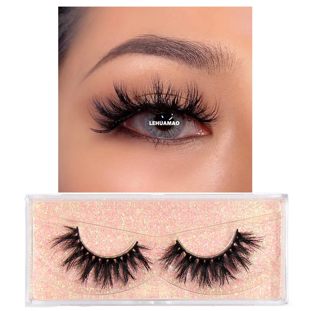 3D mink false eyelashes by HSF Marketplace, soft reusable lash extensions for daily wear