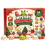 Christmas mystery dumpling squishy advent calendar by HSF Marketplace with 24 cute sensory toy surprises