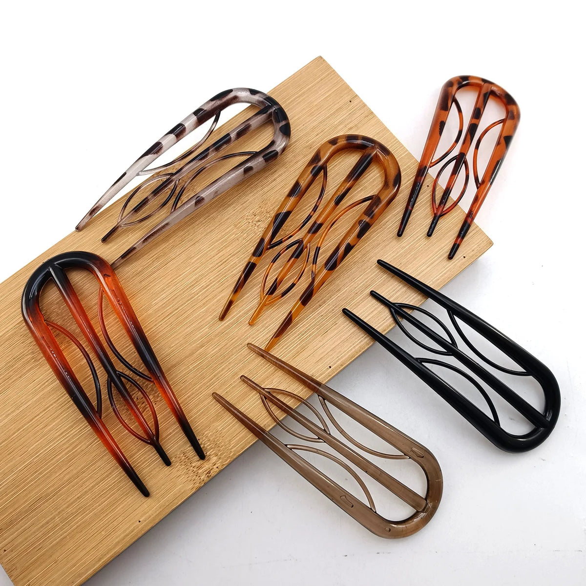1/3/4/6 PCS U-shaped Hair Stick Hair Fork Hairstyle Tools Hairpin Geometric Women Girls Hair Accessories Accessories Headwear