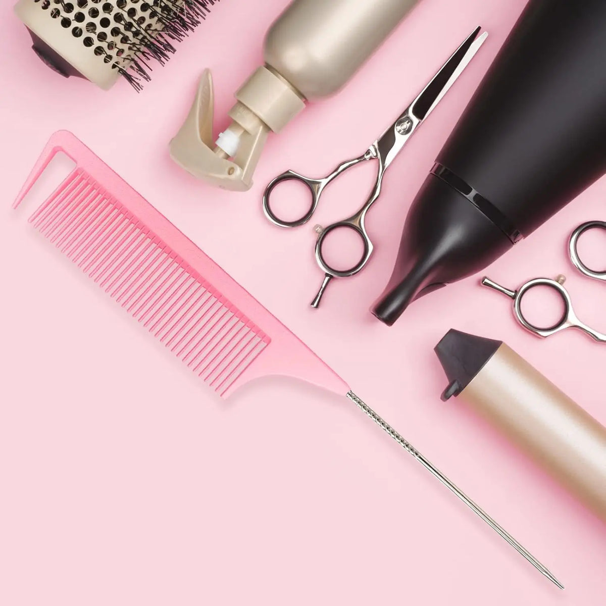 3PCS Hair Loop Tool Set with 2PCS French Braid Tool Loop 1PCS Rat Tail Comb Metal Pin Tail Braiding Comb for Hair Styling