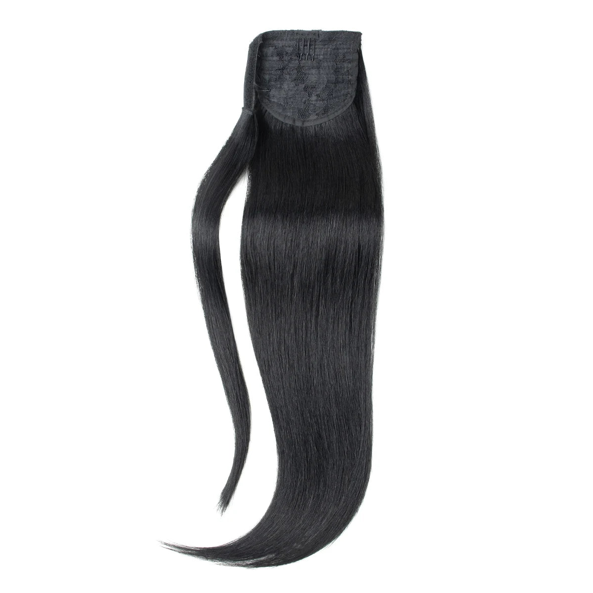 HSF Marketplace #60 blonde human hair clip-in ponytail, high ponytail style, 12–22 inches
