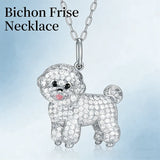 Cute beagle pendant necklace, elegant dog lover jewelry by HSF Marketplace