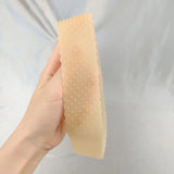 5Pieces Pack Breathable Band Small Hole Anti-Slip Transparent Silicone Wig Band Adjustable Elastic Band For Wig Headband Holder