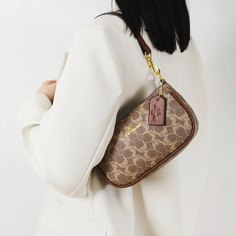 Elegant women's vintage leather crossbody handbag by HSF Marketplace