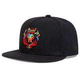 Unisex lion crown embroidered hip-hop baseball cap for sun protection, HSF Marketplace women's hat