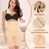 Women's high-waisted tummy control shapewear shorts by HSF Marketplace for thigh slimming under dresses