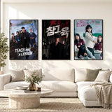 Korean romance drama poster for home decor and gifts, K-culture merch by HSF Marketplace